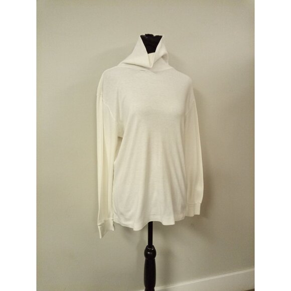 Bundle of 3 Off White Turtle Neck Tops Shirts Size L - Picture 8 of 15